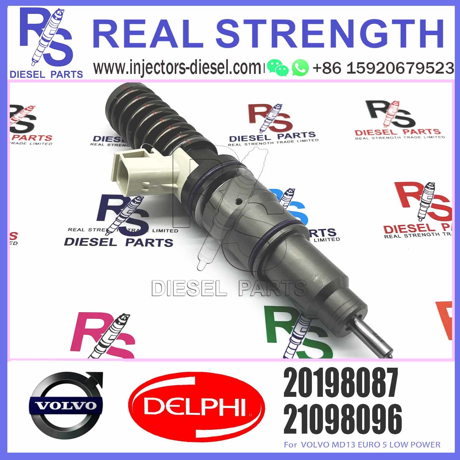 Diesel Fuel Common Rail Injector 21098096 7421098096 20198087 For E3.18 E3.0 E3.1 New Technology