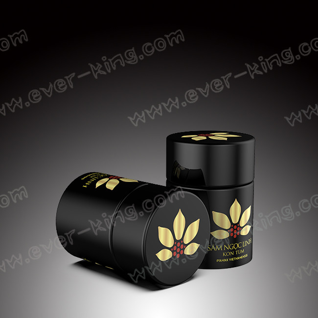 750ml Custom Luxury Round Empty Glass Bottle With Screw Caps