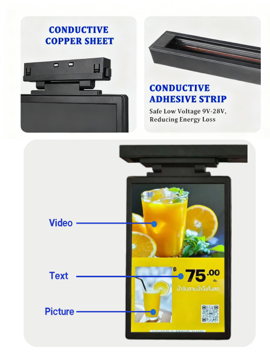 LCD ESL Suppliers Custom OEM Wholesale Bulk Price Tags with 10.1 Inch Display