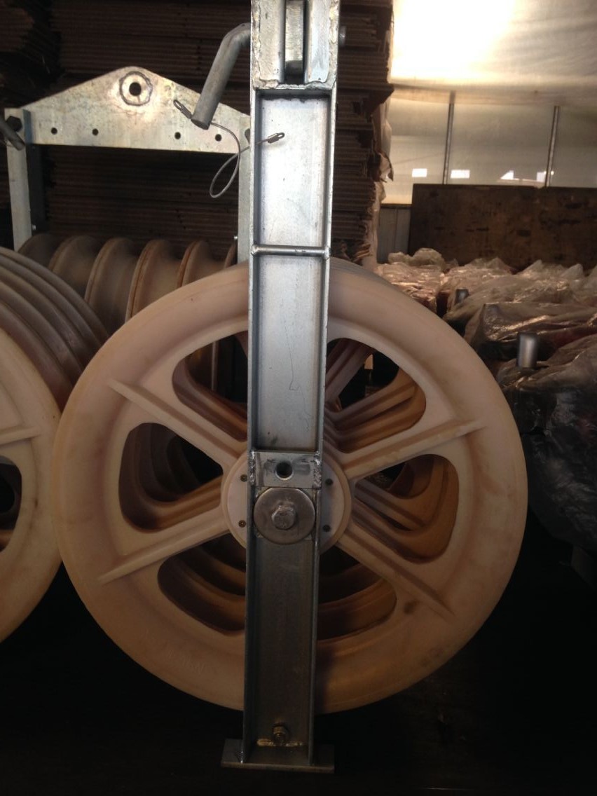 20KN OPGW Cable Block Pulleys to string all sorts of optical fiber cable