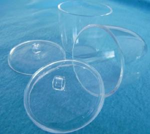 China transparent quartz glass crucible with lid cutomized dimension fused quartz crucible on sale