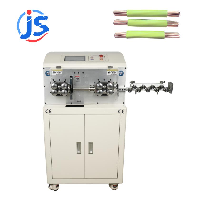 High Speed Servo Cable Cutting Machine 7 Inch Touch Screen Automatic Cut And Strip Machine 3000W