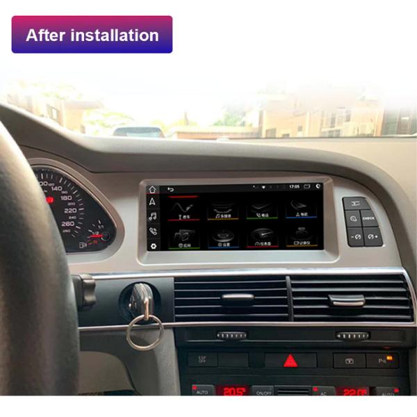 10.25 Inch A6 Audi Android Head Unit Single Din 128GB Gps Navigation