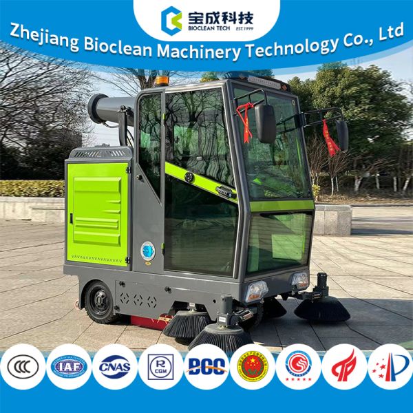 Buy Industrial Electric Sweeper Heavy-Duty Floor Cleaning Machine For Warehouses at wholesale prices