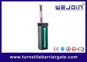 China Automatic Car Park Barrier Gate with Protective Rubber and LED Traffic Light Boom on sale