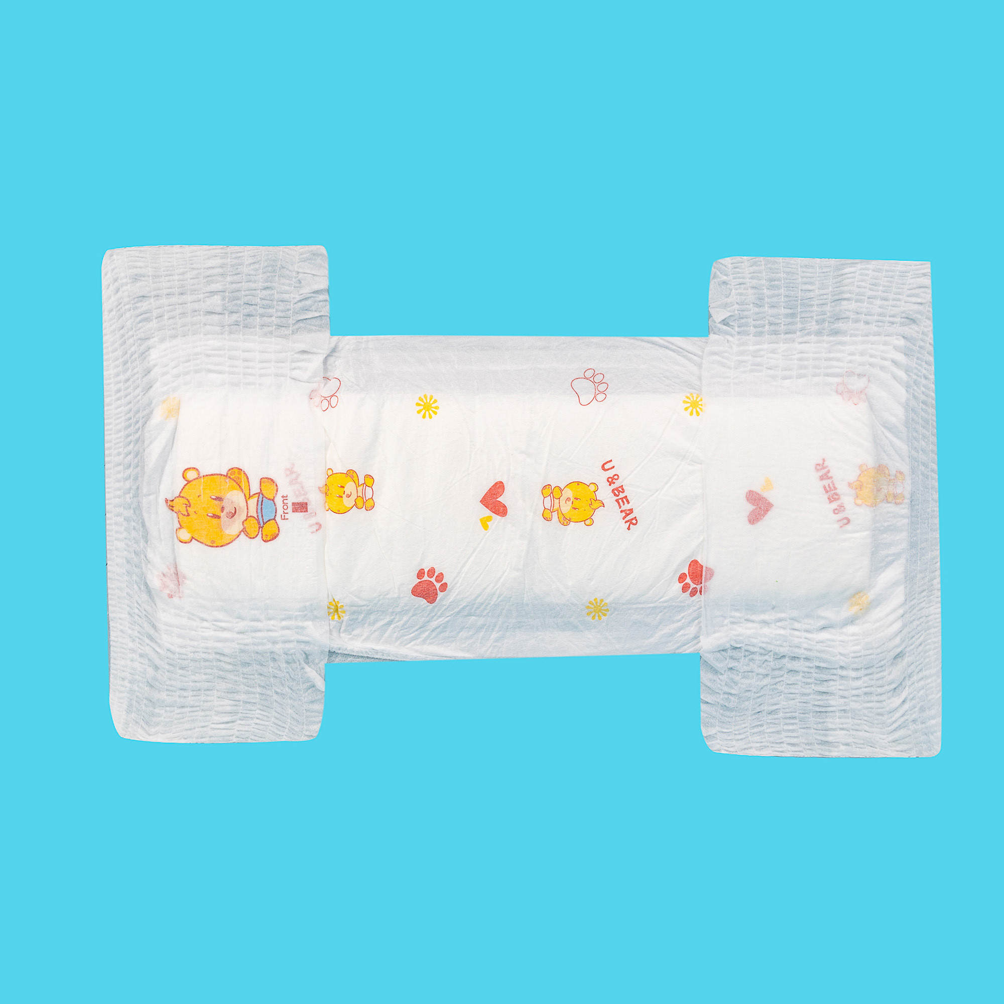 Cotton Printed Pull Up Baby Diapers Size 4 Disposable Antileak Protection