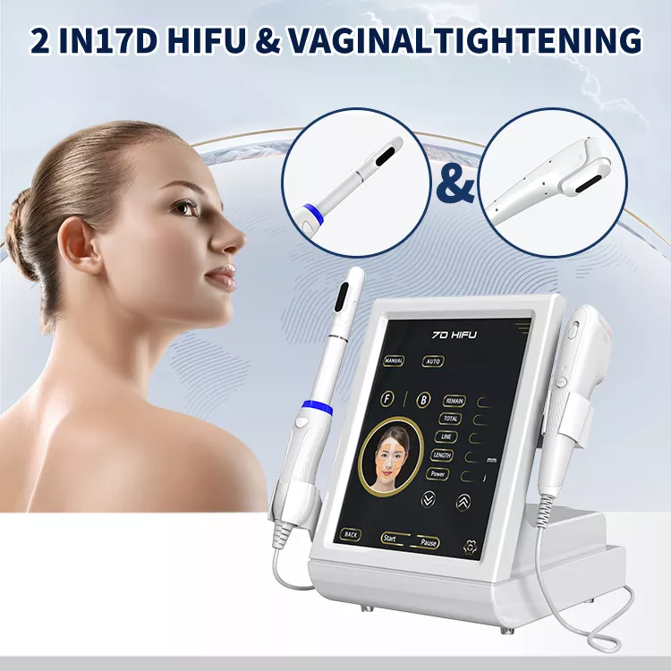 Manufacturer Portable HIfu 7D Machine With 9 cartridges /mmfu Face Lift Beauty Equipment