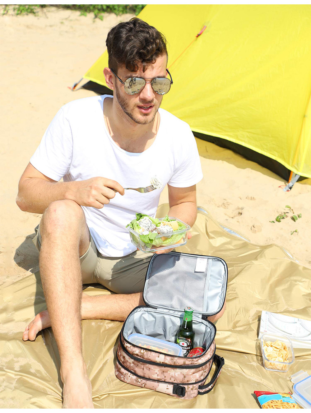Leakproof Insulated Meal Lunch Box For Office Work