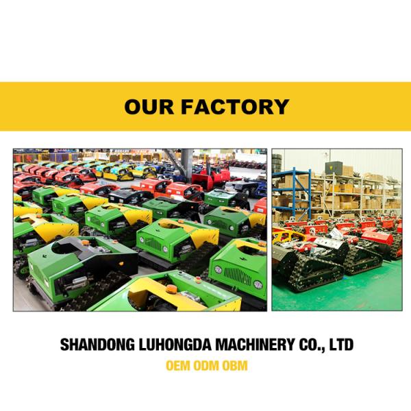 CE Certified Self-Propelled Grass Cutting Machine Crawler Intelligent Remote Control Lawn Mower for Sale