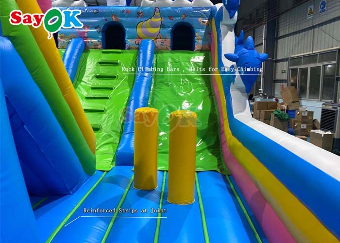 Inflatable Castle Slide Commercial Blow Up Jumping Combo Bounce House Inflatable Castle Bounce Slide