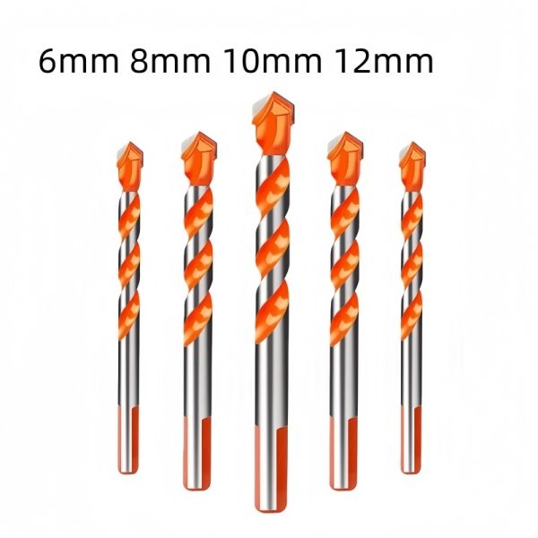 U Double Flute 6-12mm Masonry Core Drill Bits , Construction Drill Bits Set