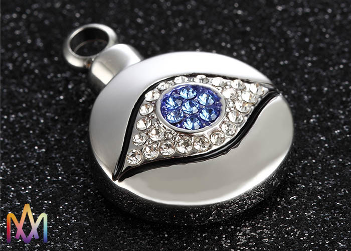25G Cremation Urn Necklace Ashes Engraved Necklace Charms