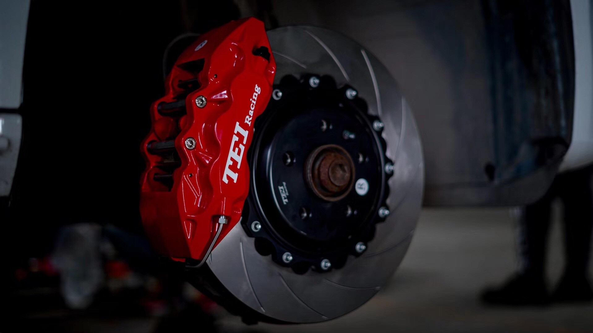 TEI Racing Bbk 6Piston Caliper Big Brake Kit For Audi A4L A6L With 355*32mm Rotor ring