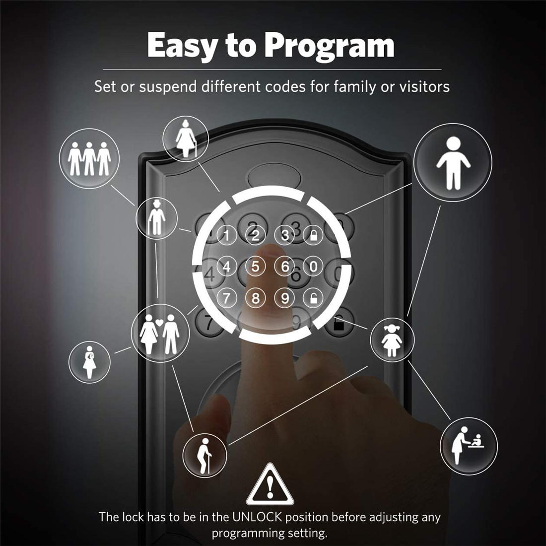 Password Bluetooth Smart Electronic Door Lock