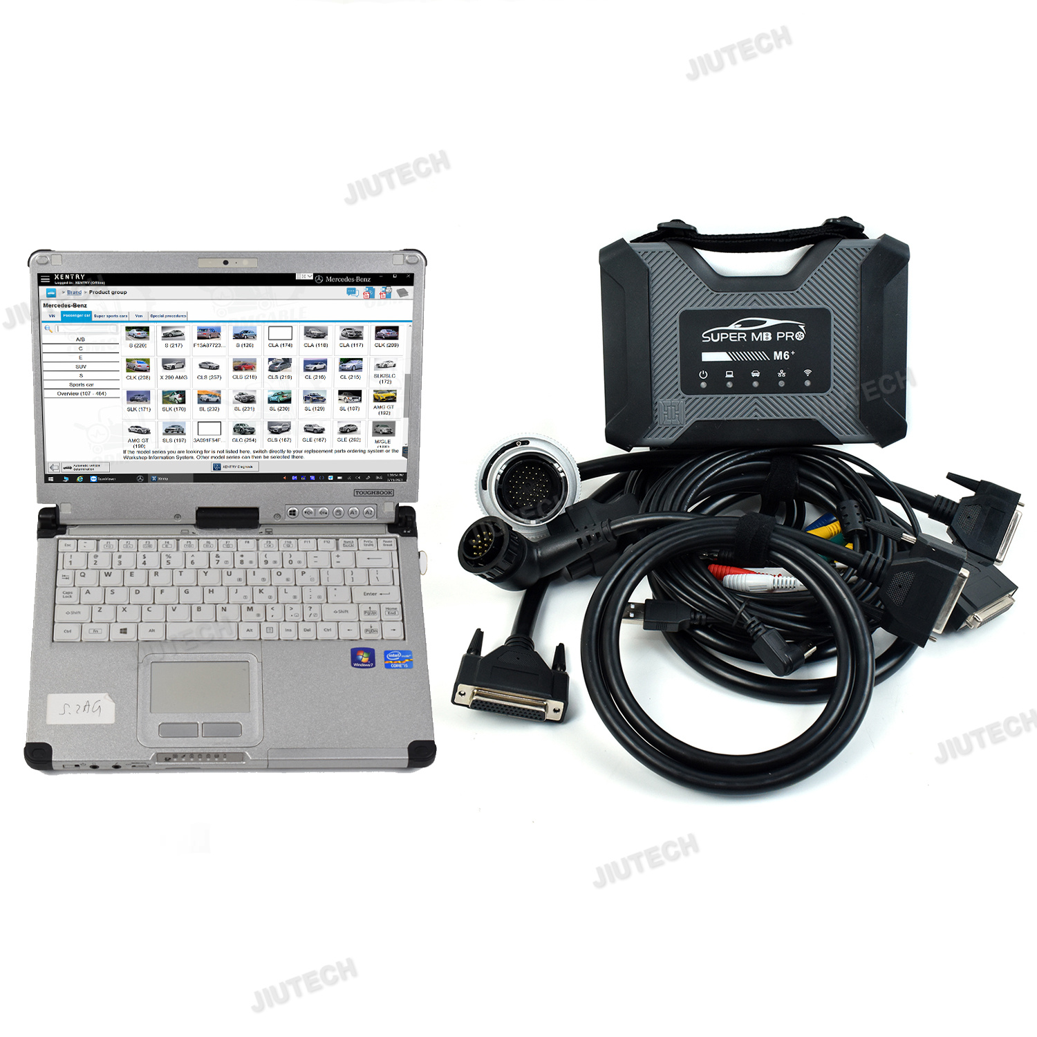 CFC2 laptop+Super MB Pro M6+ Diagnosis Tool Full Package for Benz Diagnostic Tool Support for BMW Aicoder and E-SYS