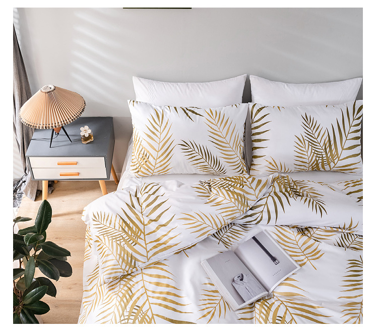 Printed 3 Pieces Bedding Set for King Size Bed Duvet Cover Set and Designer Bed Sheet