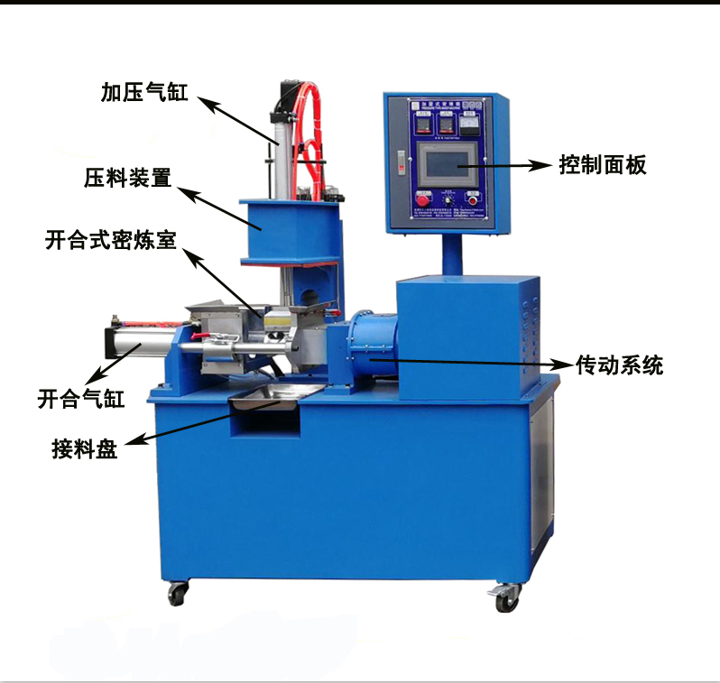 11L Total Volume 2300 EVA Sheet Making Lab Kneading Mixer 5L