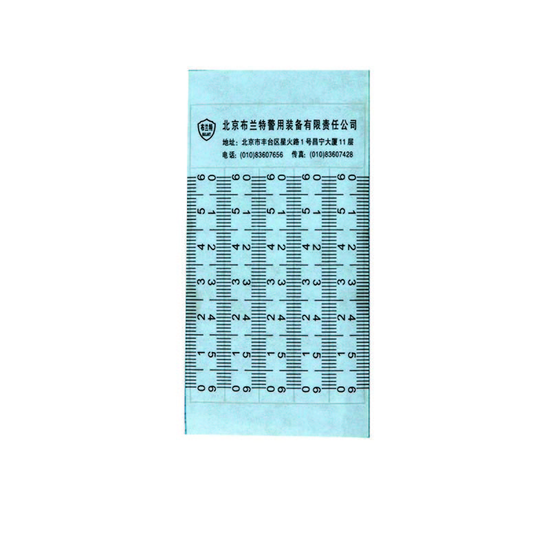 P083 Transparent sticker photographic evidence scale