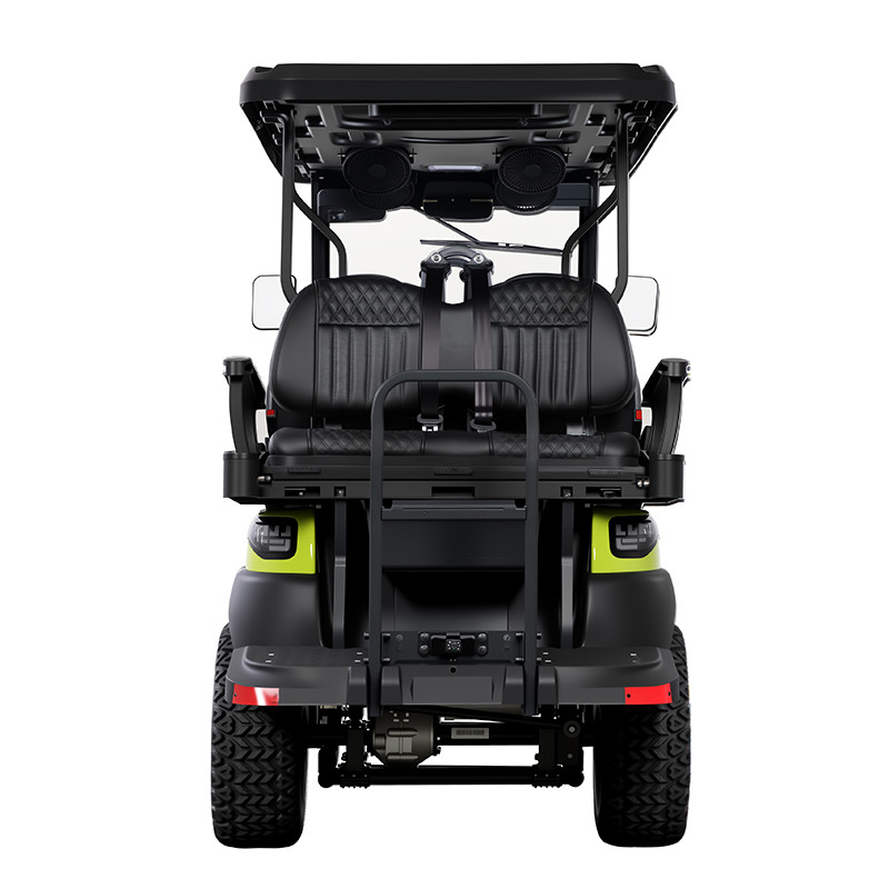 Multi Use Lifted 6 Seater Electric Golf Buggy With Rear Flip Seat