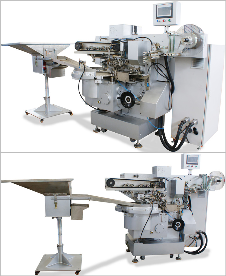 Main Function Spherical Brushing 300-500ppm Automatic Coin Foil Chocolate Egg Packing Machine