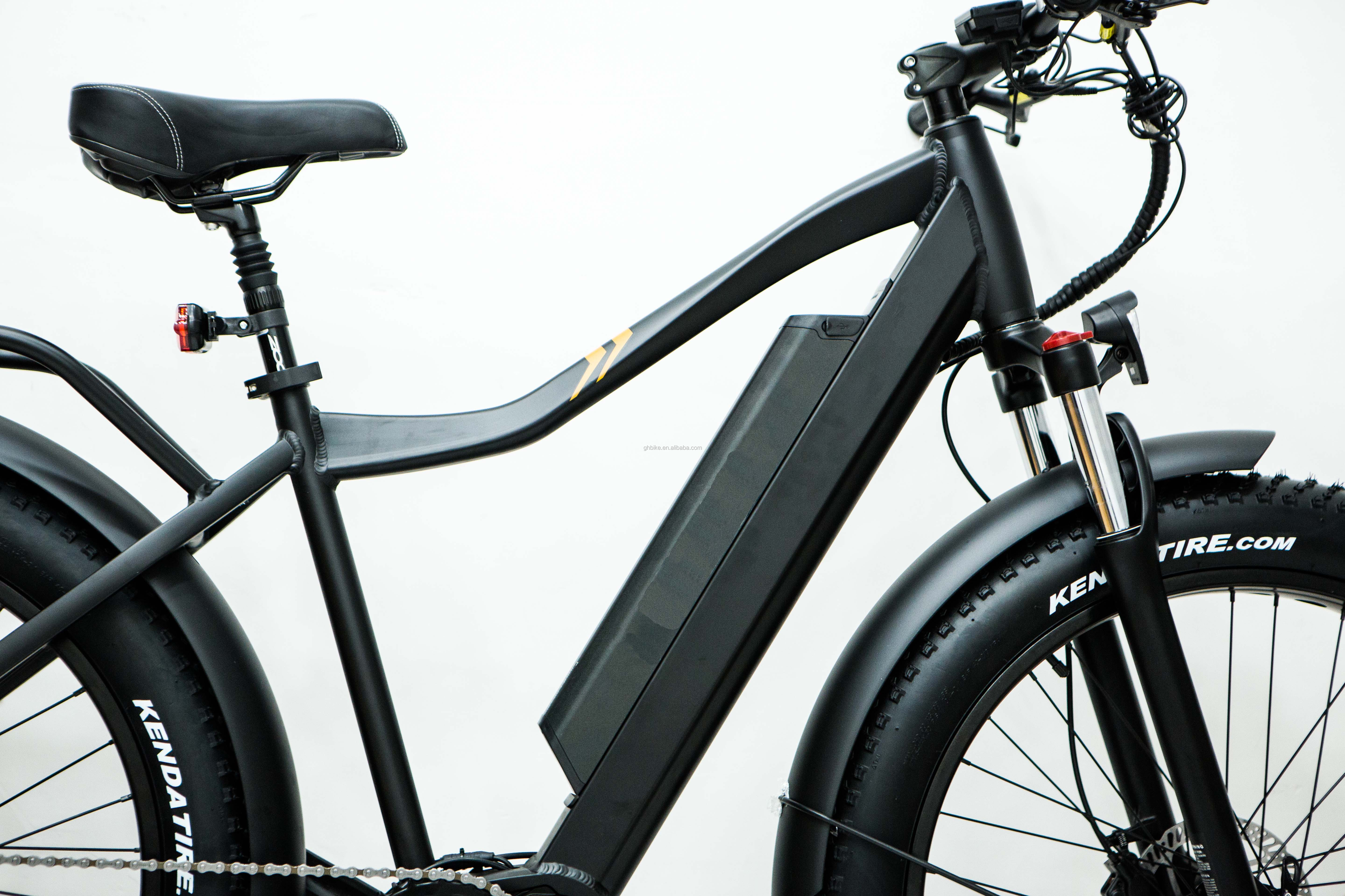 26inch CE CPSC TUV BaFang G521 M600 500W SM 48V 17AH Battery Fat Tire Mountain EBIKE