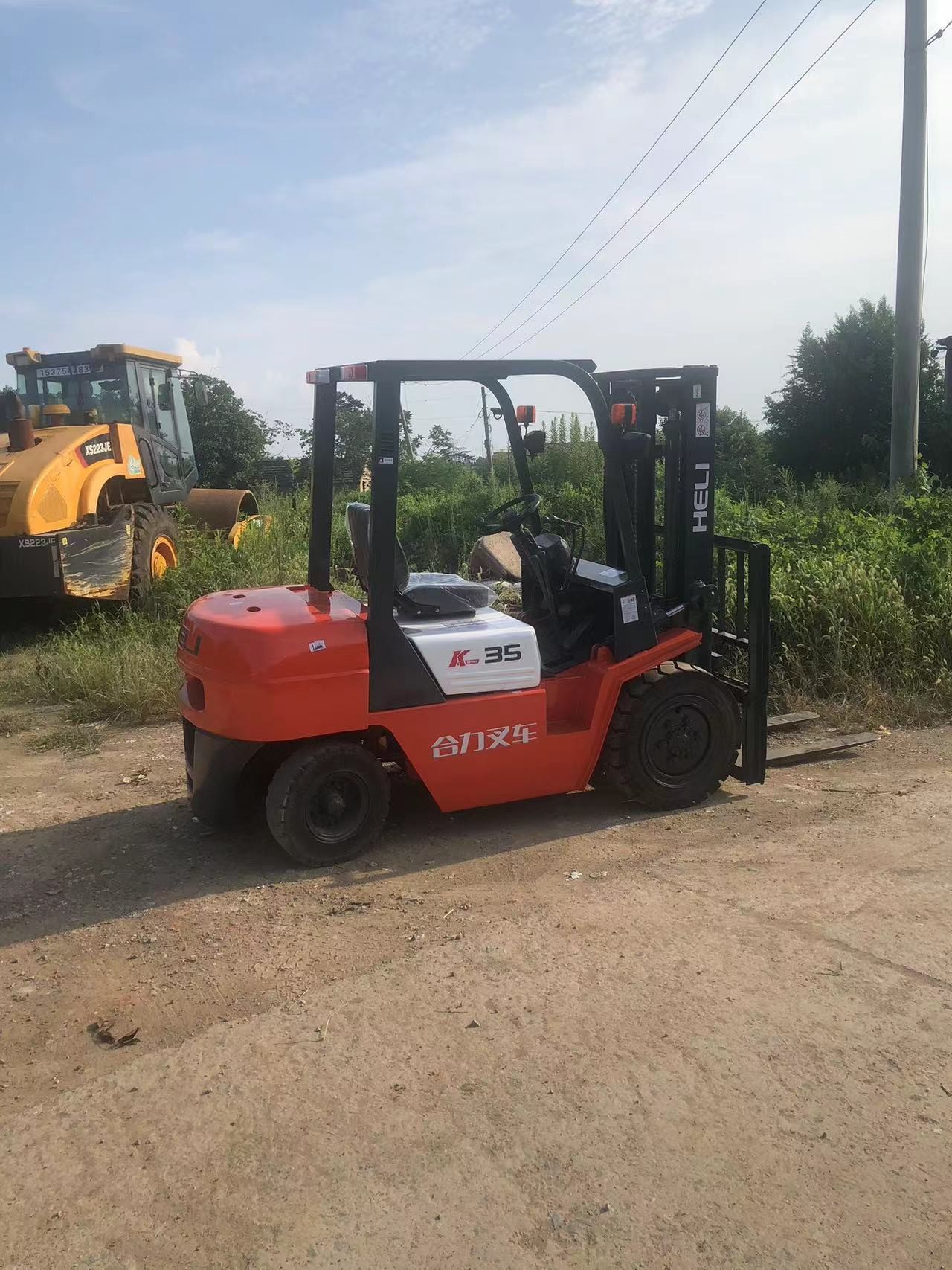 Heli K35 Used Forklift Dealer 3.5T For Material Handling