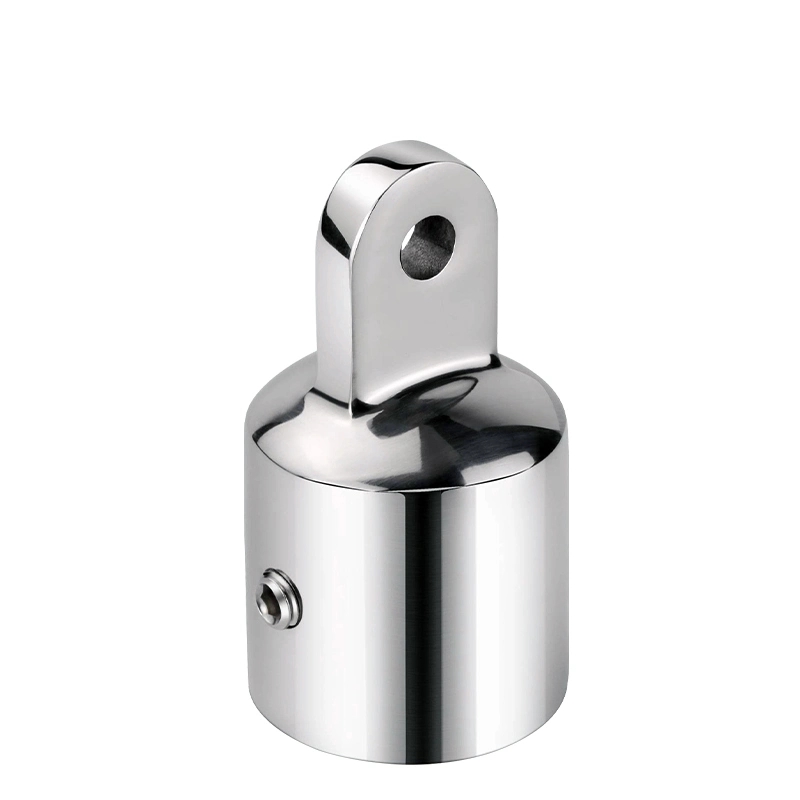 Marine Hardware Mirror Polished 316 Stainless Steel Awning Eye End Top Fitting for Boats