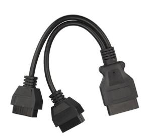 Quality ELM327 2 In 1 Converted Cable OBD2 Extension Cable for sale