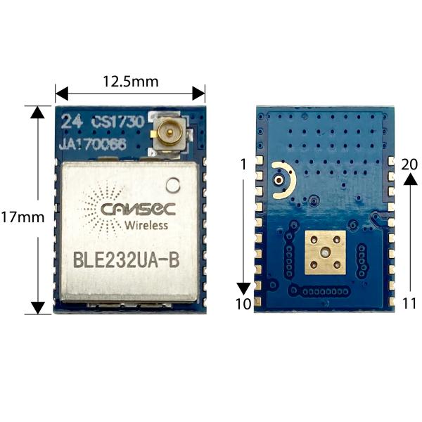 BlueNRG 232 BLE5 Low Power Bluetooth Module I/O 15 Cansec Wireless
