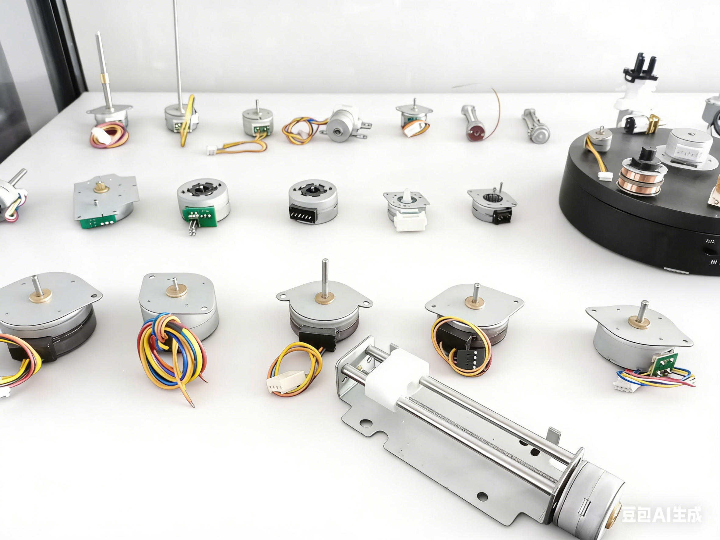 High Torque 24BYJ-48 Geared Stepper Motor with Low Noise (40 dB) and Customizable Options for Smart Curtains