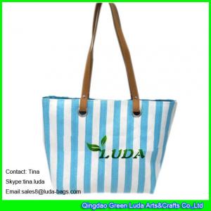 China LUDA discount designer handbags cheap straw beach totes purse on sale