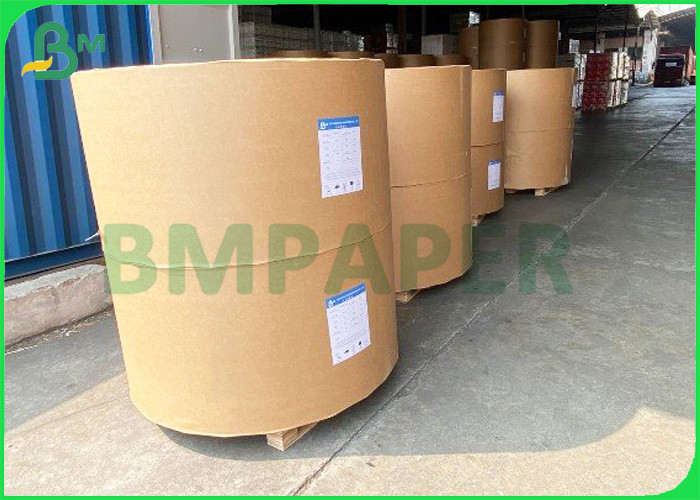 350gr White Paper Coated 20gr Polyethylene Rolls For Food Box Width 100cm 70cm