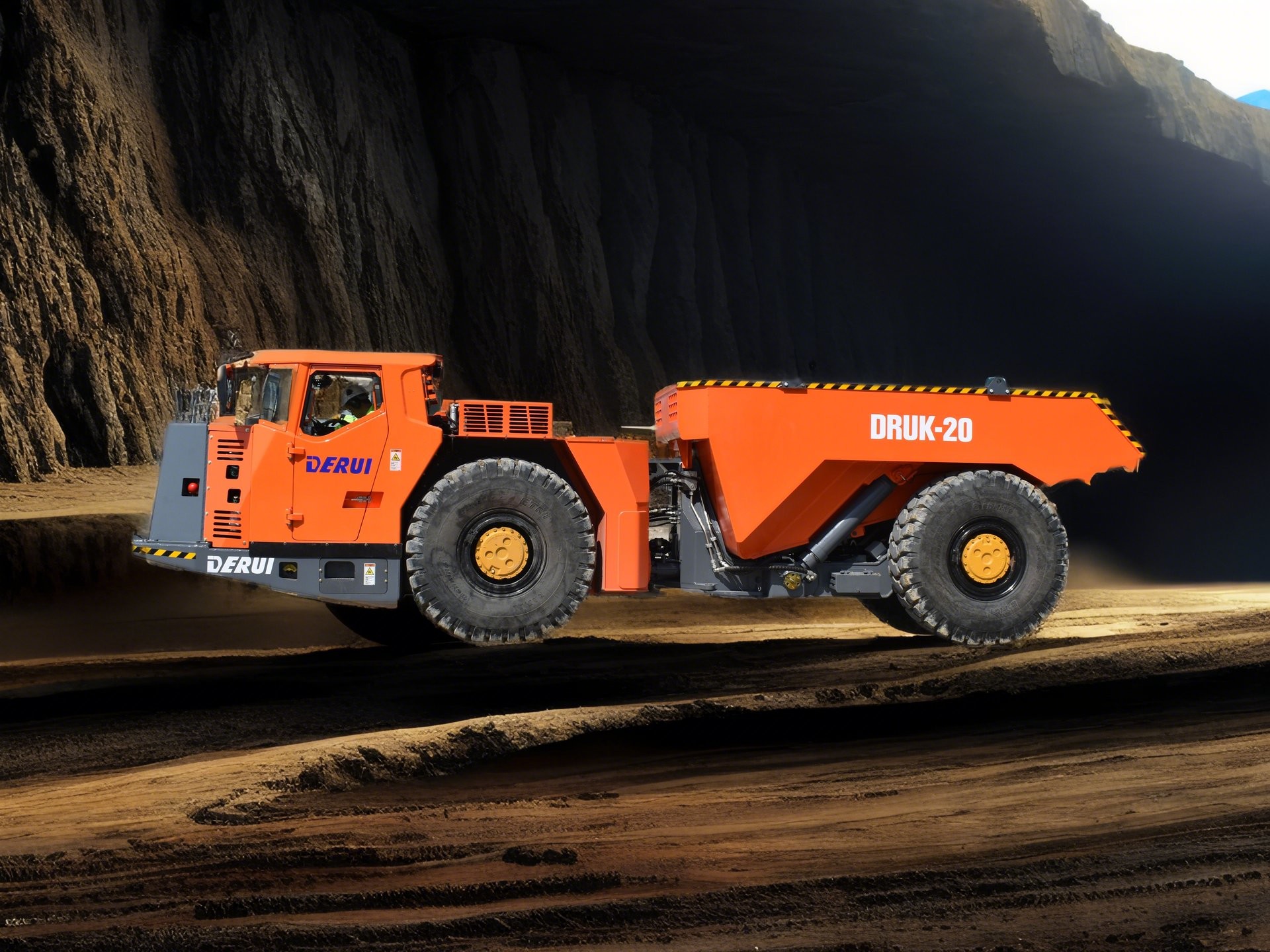 DERUI DRUK-20 Underground Gold Mine Copper Mine Usage Dump Truck