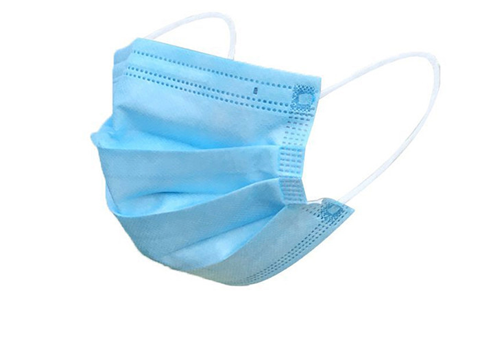 Three Layer Antibacterial Disposable Mask 3 Ply Surgical Face Mask Latex Free