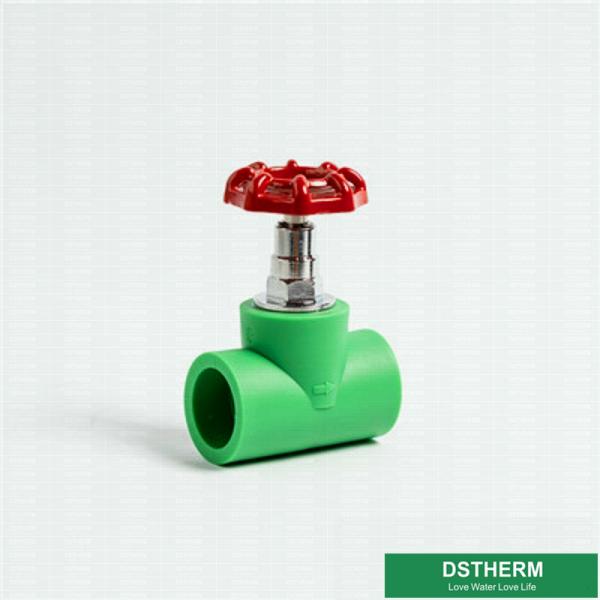 Buy PPR Stop Valve Concealed Stop Valve Multi Color Plastic Stop Valve Heat Insulation at wholesale prices
