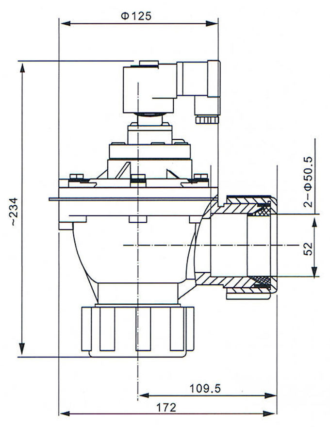 CA45DD Goyen Type Dresser Nut Pulse Jet Valve For Dust Collector 1