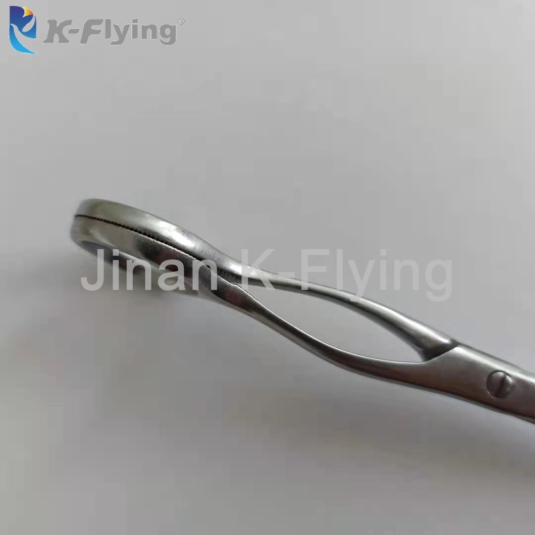 Hospital Surgical 201 304 Stainless Steel Tongue Holding Forceps Medical