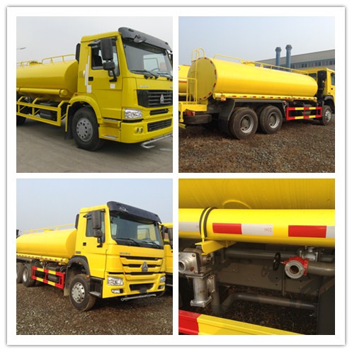 SINOTRUK HOWO 6x4 LHD/RHD road sprinkler water bowser tanker trucks for sale