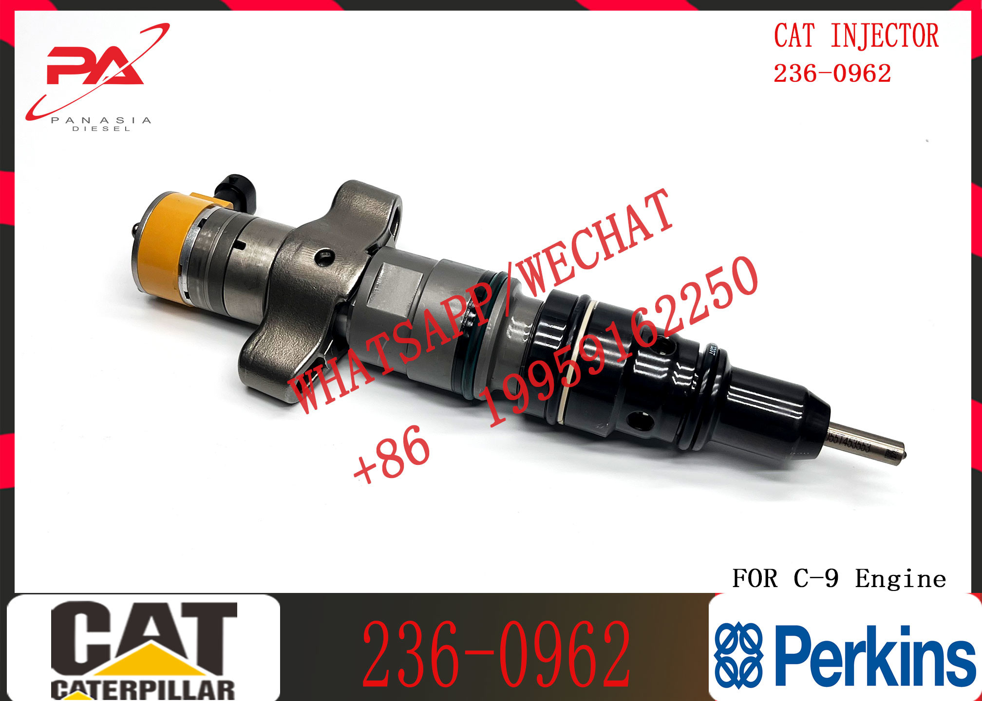 Durable Fuel Injector Assembly 236-0962 217-2570 10R-7225 235-9649 172-5780 188-8739