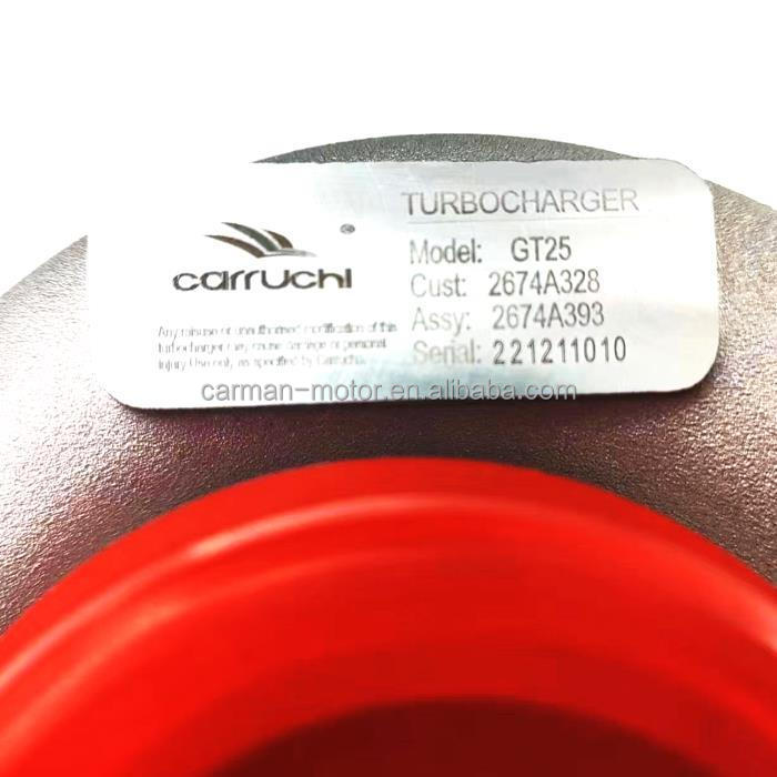 Reference NO. 2674A393 2674A328 GT2052S Turbocharger for Perkins T4.4 Engine Generator Set JCB Excavator Engine Parts