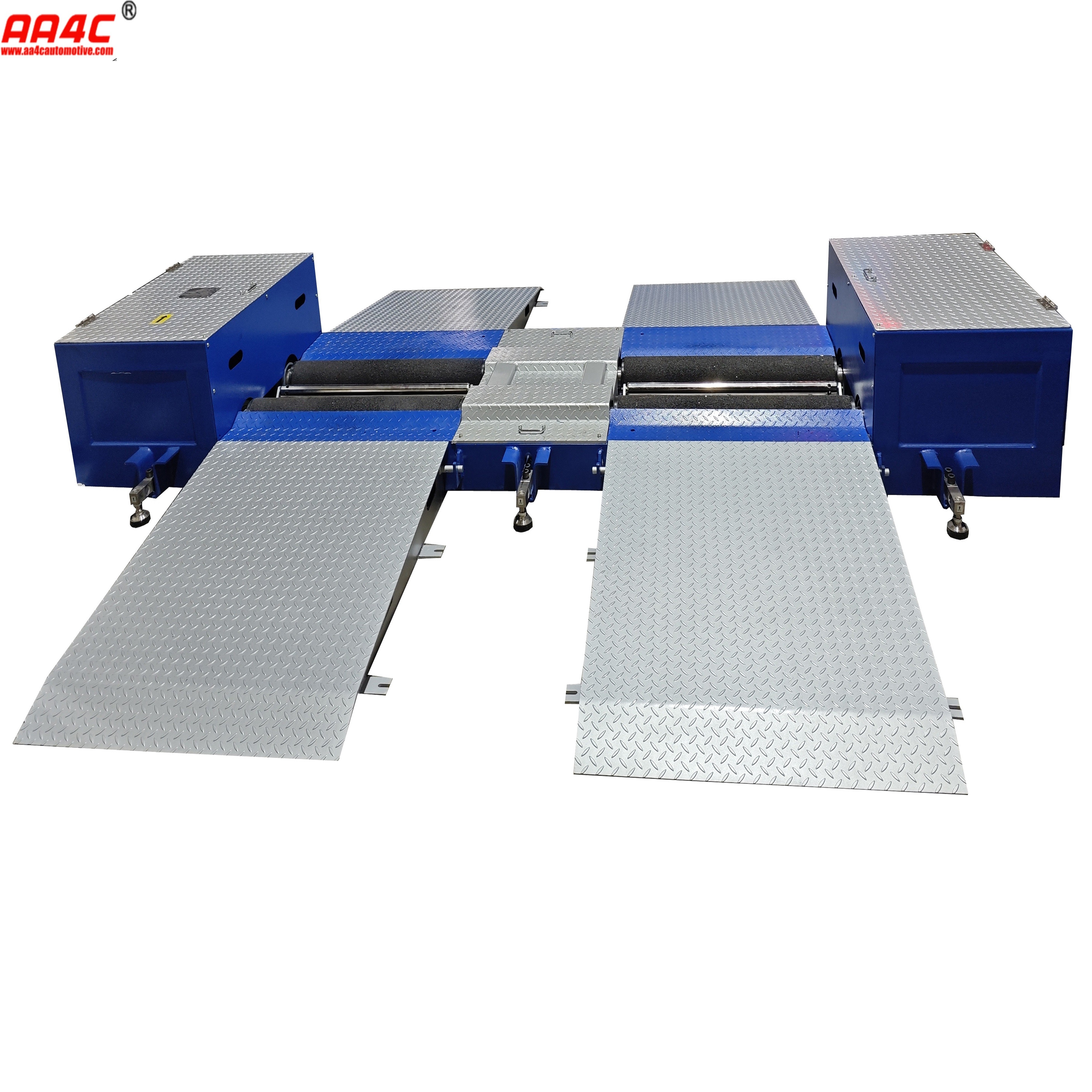 Portable Movable Truck Roller Brake Tester For 4WD Vehicles 10T Capacity Vehicle Test Line Vehicle Inspection Equipment