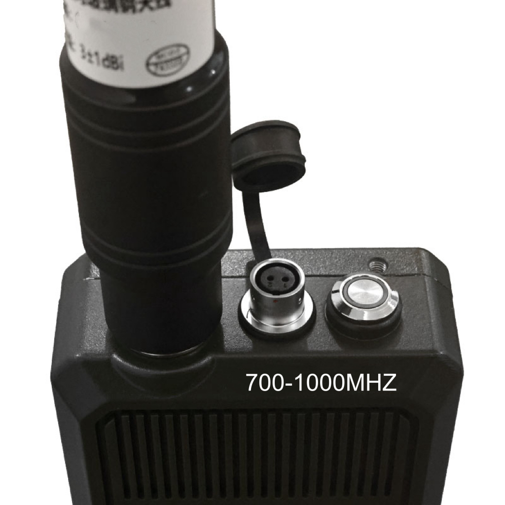 700-1000MHz Frequency Anti FPV Handheld Suppressor with High Gain IP68 Waterproof