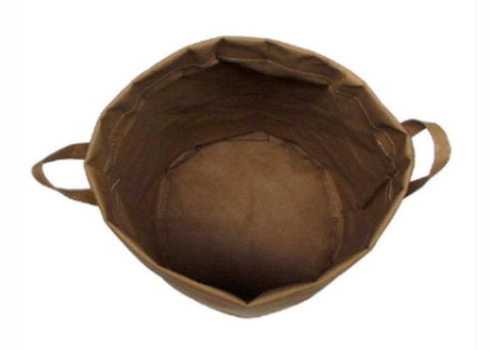 Custom Color Kraft Paper Storage Bags Durable Washable Storage Bags