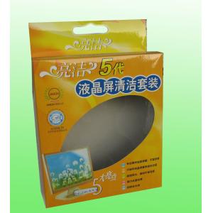 Quality Custom Printed Cardboard Box Packaging , Paper Box With PVC Window for sale