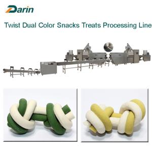 Quality Dog Chewing Treats Dog Food Extruder / Pet Treats Chews Extruder for sale