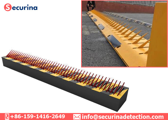 24V Low Noise Tyre Killer Traffic Spikes Road Barrier 3phase 380V