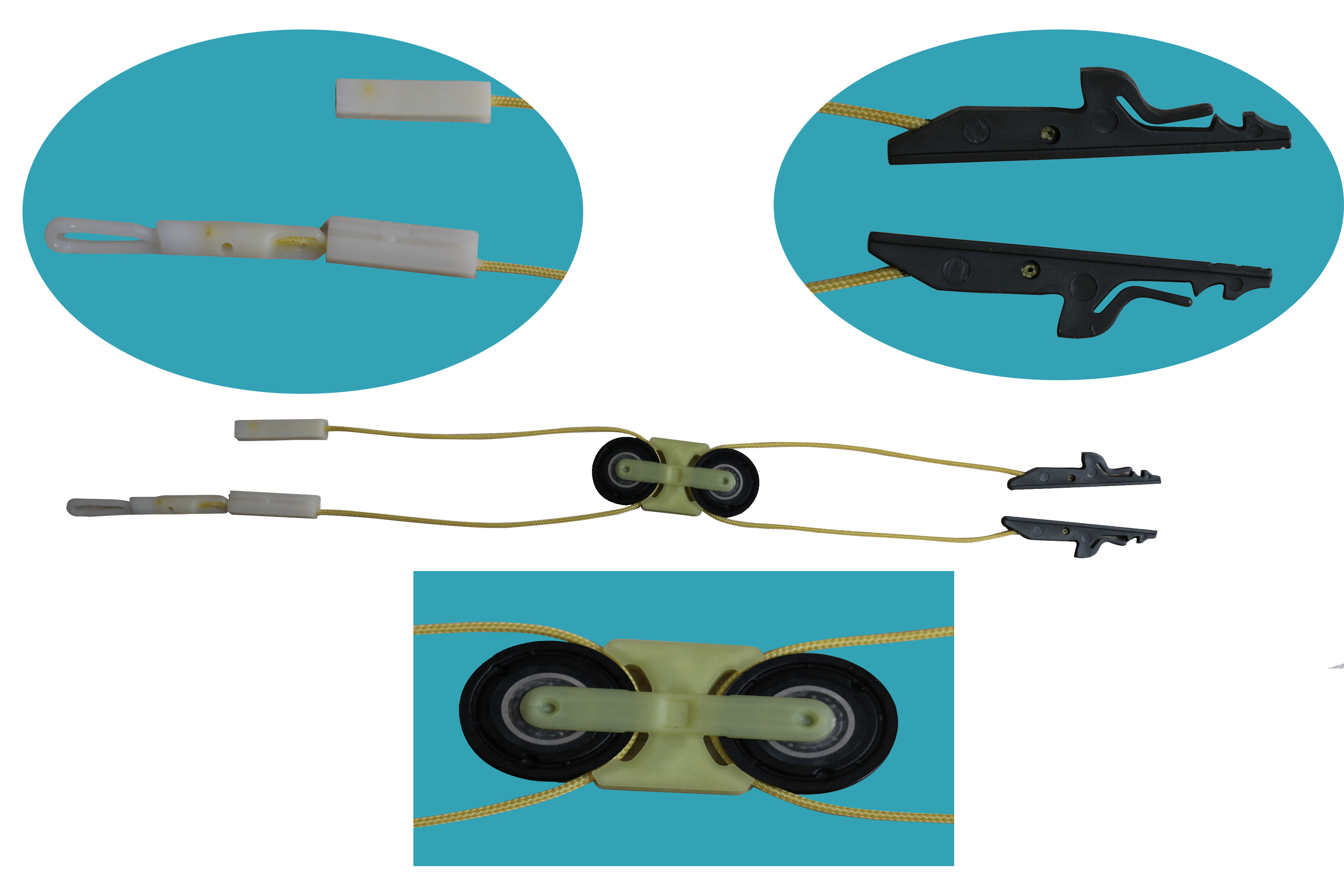 Black M2 Pulley Jacquard Machine Parts
