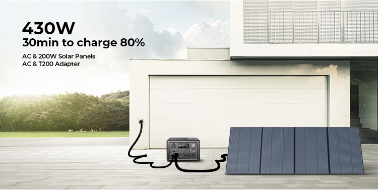 Stable Solar Portable Power Stations Rechargeable For Camping