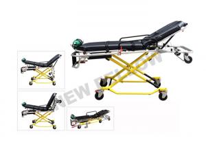 China NEW ! Multi - Lever Aluminum Alloy X - frame first aid stretcher chair with 35° Knee Angle on sale