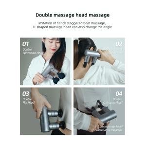 3 Modes Deep Tissue Massage Gun With Replaceable Battery 2500mah